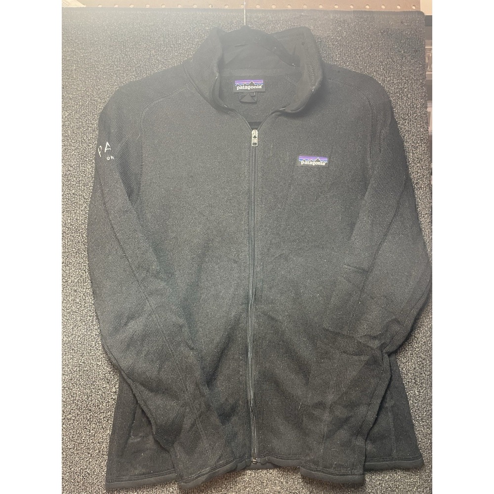 Patagonia Better Sweater Women's Medium Full Zip Black Fleece Jacket Long Sleeve - Picture 1 of 6